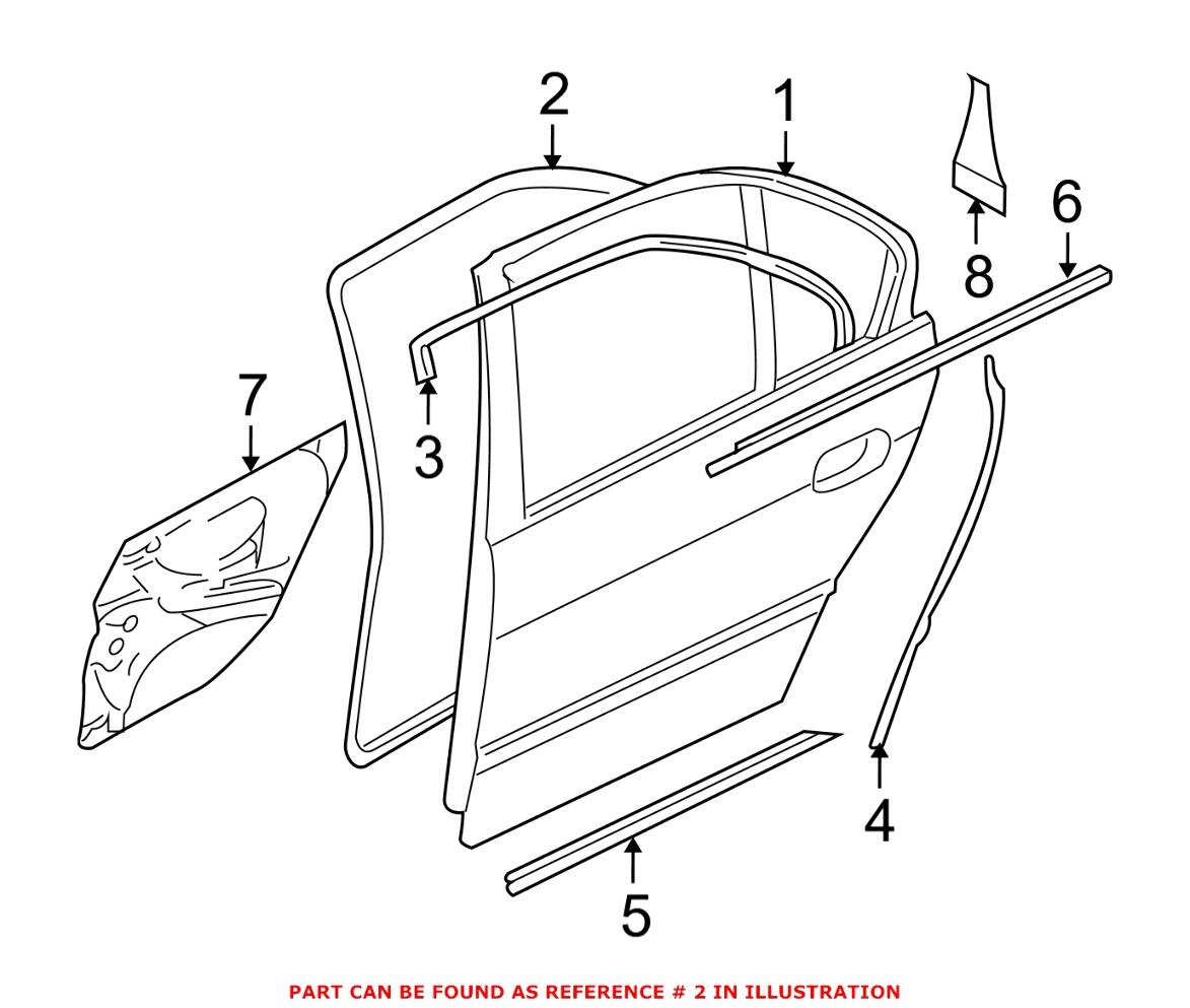 Door Seal - Rear